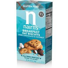 Nairn's, Breakfast Oat Biscuits, Dark Chocolate & Coconut, 5.64 160