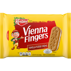 Vanilla Snacks Keebler Vienna Fingers Creme Filled Sandwich Cookies