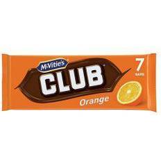 Biscuits McVities Club Orange Biscuit Bars Pack of 7