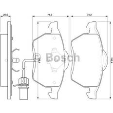 Bosch 0 986 494 035 Bremsbeläge