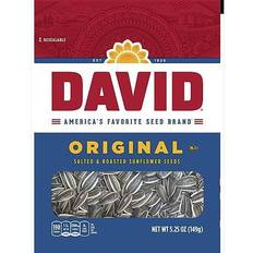 David SEEDS Roasted Salted Original Sunflower Seeds, Keto Friendly, 5.25