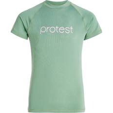 Verde Ropa UV Protest Camiseta de Surf Para Niña - Vert