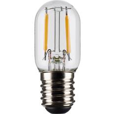 Edison led bulb dimmable Satco Lighting S21342 3 Watt Vintage Edison Dimmable T6.5 Intermediate E17 Led Bulb