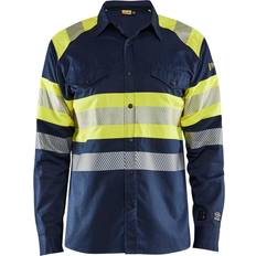 Hauts de travail Blåkläder Veste De Travail Multinormes Inhérent - Marine/Jaune Fluo