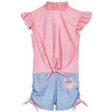 Rosa Trajes de protección UV Playshoes Traje de baño - azul pastel altrosa cáncer