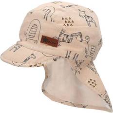 Beige Gorros Sterntaler Gorra de Pico con Protección Para el Cuello Safari beige