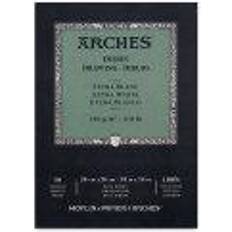 Arches Drawing Paper Block 10" x 14" Extra White, 16 Sheets