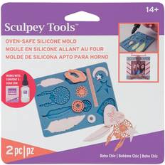 Sculpey APM-63 flexibel push-form för boho chic