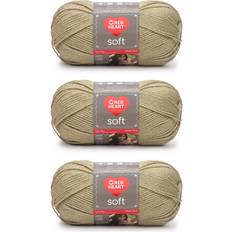 Red Heart Soft Yarn Wheat 234m 3 Pack