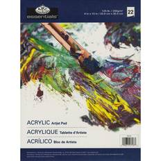 Royal & Langnickel essentialsTM Acrylic Artist Paper Pad 9"X12"-22 Sheets -RD353