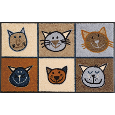Wash+Dry Miau Miau Meow Door Mat 50 x 75 cm cm