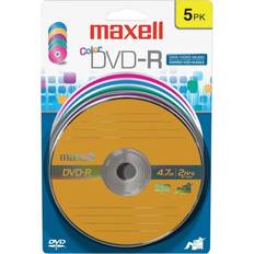 Optischer Speicher Maxell DVD-R Color 5pk Recordable Discs
