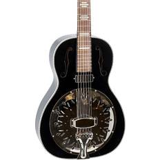 Elektrische Gitaren Recording King RPH-R2-E-MBK Matte Black Resonator Guitar