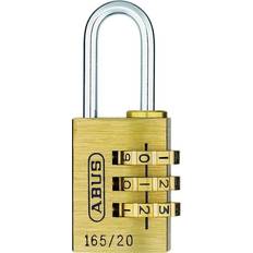 ABUS Combination Lock 165/20 Brass Padlock