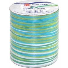 Nähgarn PRÄSENT Multicolour Spule Türkis/Weiß/Grün 50m
