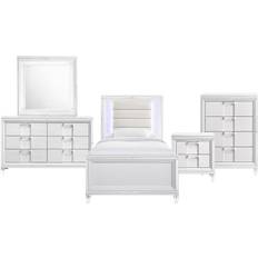 Picket House Furnishings Youth Charlotte Twin Platform Bedroom Set 5pcs