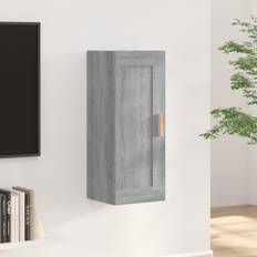 35.0 cm Wall Cabinets vidaXL Grey Sonoma 35 x 34 x 90 cm Wall Cabinet