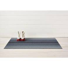 Chilewich Area Rug Care Stripe Shag Hvit