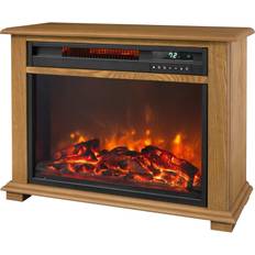 Fireplaces LifeSmart Medium Square Fireplace with Decorative Mantel Trim FP2042