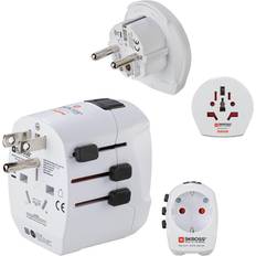 Travel plug adapter Hama World Travel Pro Light USB Adapter