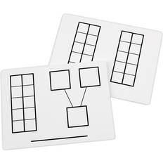 Didax Educational Resources Write & Wipe Ten-Frame Mats
