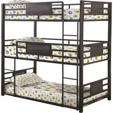 Metal triple bunk bed Saltoro Sherpi Metal Triple Bunk Bed