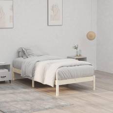vidaXL Solid Pine Wood Bed Frame Twin Size 100x190 cm