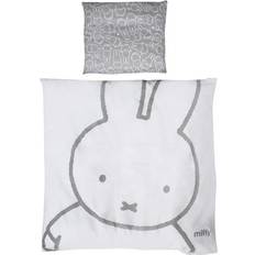 Roba Wiegenset 2-tlg, Kollektion „miffy“, Wiegenbettwäsche 80x80 Bettbezug: 80x80 Kissenbezug 40x35