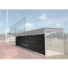 Black Chain-Link Fences PowerNet Fence Shade Cover Baseball