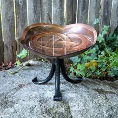 Achla Designs 10.5 Dia Antique Copper Celtic Dara Knot Birdbath