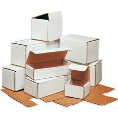 White Mailers 6 1/2 x 4 1/2 x 2 1/2" White Corrugated Mailers