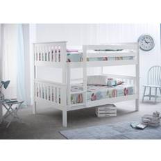 White Bunk Beds Bedmaster Oslo Quadruple Bunk Bed