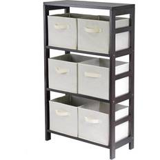 Winsome Wood Capri 7-Pc Shelving System