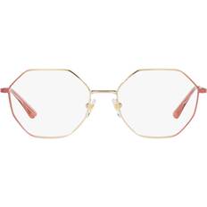 Rouge Lunettes Vogue Eyewear VO4094 Polarized 5155 De Vue Femme Dorées (Seulement Monture)