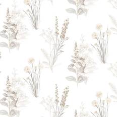 Galerie Abby Rose 4 Floral Beige Wallpaper AB42446