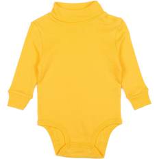 Yellow Bodysuits Children's Clothing Leveret Solid"Turtleneck Bodysuit" 18 Months, Royal Blue