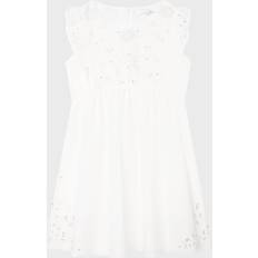 Girl's Broderie Anglaise Dress - Ivory