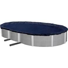 Pool Parts Blue Wave BWC726 Oval Above-Ground Winter Pool Cover, 16-FT x 32-FT, Dark