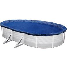 Pool Covers Blue Wave Gold 15-Year 18-ft x 40-ft Oval Above Ground Pool Winter Cover