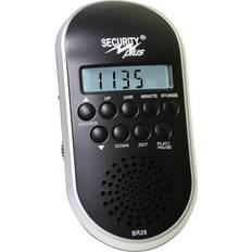 Radios Security Plus BR28 MP3/USB Bicycle Radio Black Silver