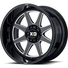 XD XD Wheels XD844 Pike, 22x10 with 6x135 Bolt Pattern Gloss Black Milled