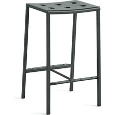 Acier Tabourets de bar extérieurs Hay Tabouret De Bar Balcony - Vert Forêt - H65 cm