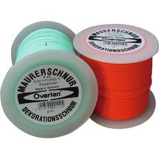 Overmann Maurerschnur L.20m D.1mm 15kg PE rot 12 Stk
