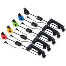 Matériel de pêche Fox Fishing MK2 Illuminated Swinger 4 Rod Set Bleu-Orange-Rouge-Vert Détecteur