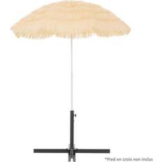 Goedkoop Parasols Kingsleeve Parasol Hawaii Ø160 cm Beige