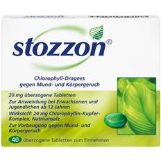 Vitamine & Nahrungsergänzung Stozzon Chlorophyll-Dragees gegen Mund- Überzogene Tabletten