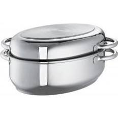 Schulte-Ufer Steel Oval Casserole Dish with Lid 30 cm