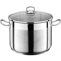 GSW Marmite Traiteur En Acier Inoxydable 17 L avec couvercle 24 cm