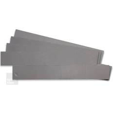Mosaic tiles Peel and Stick Removable Stick On 4-Pack Slate Pewter