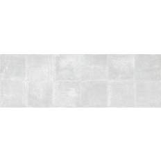 Tiles Emser Tile Synergy White 15.67 47.17 in. Matte Patterned Look Ceramic Wall 15.396 sq. ft./Case